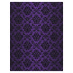 Purple Baroque Black Lace Pattern Paper Letterhead
