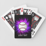 Purple Baseball; Softball Card Decks