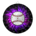 Purple Baseball; Softball Dartboard