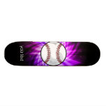 Purple Baseball; Softball Skate Decks