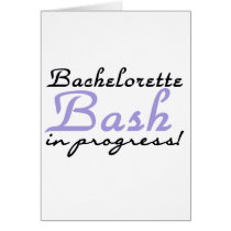 Purple Bash in Progress Tshirts and Gifts Greeting Card