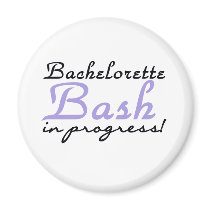 Purple Bash in Progress Tshirts and Gifts Fridge Magnet