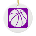 Purple basketball