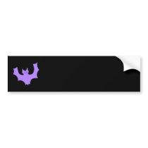 Purple Bat. Bumper Sticker