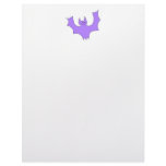 Purple Bat. Letterhead Template