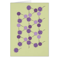Purple Baubles cards