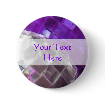 Purple Baubles 'Your Text'  button