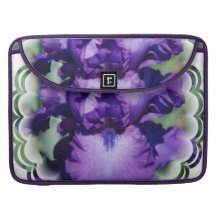Purple Bearded Iris 15" MacBook Sleeve Sleeve For MacBooks