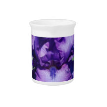 Purple Bearded Iris Pitcher
