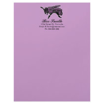 Purple Bee, letterhead