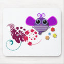 Purple Bee mousepad