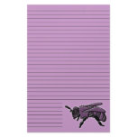 Purple Bee, stationery