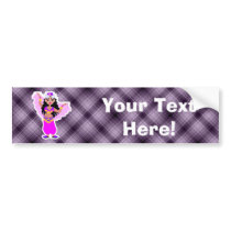 Purple Belly Dancer Bumper Sticker