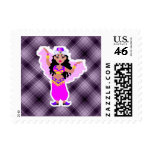Purple Belly Dancer Stamp