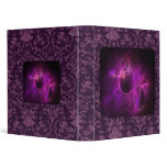 Purple Berry Circles 1 3 Ring Binders