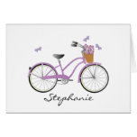 Purple Bicycle Card