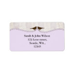 purple bird cage, love birds return address labels