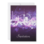 Purple Birthday Party Invitation PurpleCity