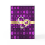 Purple birthday romantic engagement wedding cards