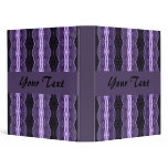 purple black binders