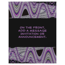 purple black abstract flyers by DonnaGraysonAbstract purple black abstract flyers