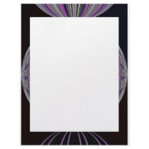 purple black circle letterhead