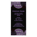 purple black circle rack cards