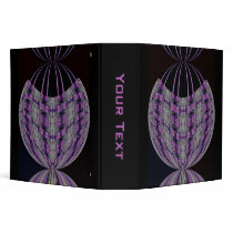 purple black globe binders