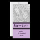 purple black Happy Easter