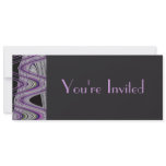 purple black invitations