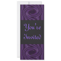 purple black invitations by DonnaGraysonAbstract purple black invitations