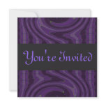 purple black invitations