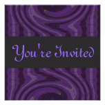 purple black invites