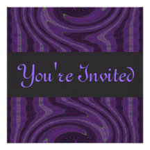 purple black invites