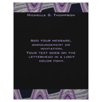 purple black letterhead by DonnaGraysonAbstract purple black letterhead