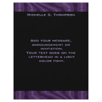 purple black letterhead by DonnaGraysonAbstract purple black letterhead