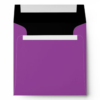 Purple Black Linen Envelopes