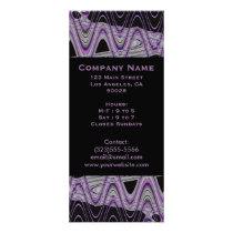 purple black pattern rack cards by DonnaGraysonAbstract purple black pattern rack cards