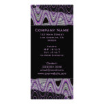 purple black pattern rack cards
