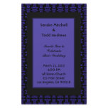 Purple Black Pattern Wedding Stationery Paper