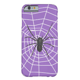 Purple/Black Spider Halloween Barely There iPhone 6 Case