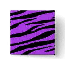 Purple & Black Zebra Pin buttons by JuJuGarden Purple & Black Zebra Pin buttons