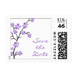 Purple Blossom Save the Date Stamps