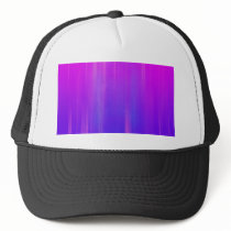 Purple & Blue Abstract Background: Template Trucker Hat