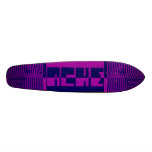 purple-blue ache skateboard