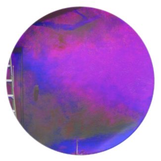 Purple Blue and Black background with ladder photo