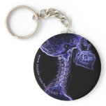 Purple/Blue C-Spine X-ray keychain