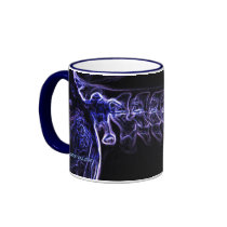 Purple/Blue C-spine X-ray (no text) mug