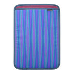 Purple Blue Diamond Stripes MacBook Air Sleeves