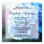 Purple Blue Hydrangea Bridal Shower Invites